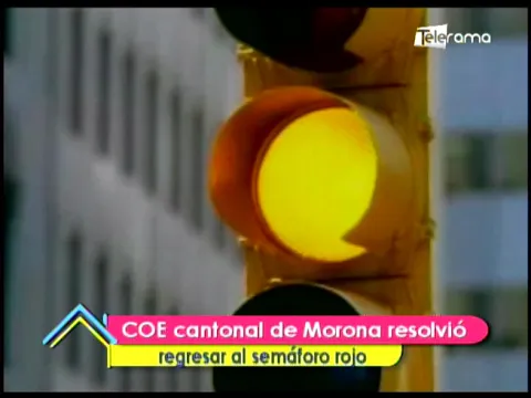 COE cantonal de Morona resolvió regresar al semáforo rojo