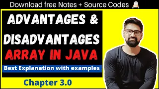 Array Chapter 3 - Advantages Disadvantages of an Array in Java with examples by Code Spark CS