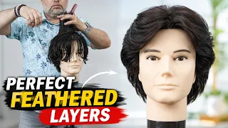 How to Get a Feathered Layered Men's Haircut
