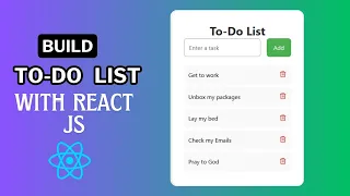 Build this React To-Do List App in 20 minutes React Todo List App Tutorial