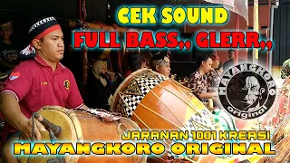 cek sound jaranan full bass glerr mayangkoro original terbaru