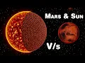 How Many Mars Equal the Sun Mars Inside the Sun Distance Axis Tilts Explained