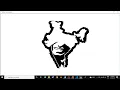 Sketch of Dr A P J Abdul Kalam using Python