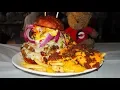 Flannigan s Irish Bacon Cheddar Burger and Loaded Cheese Fries Challenge in Saginaw Michigan