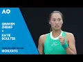 Qinwen Zheng v Katie Boulter Highlights Australian Open 2024 Second Round