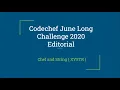 Problem - Chef and String XYSTR June Long Challenge 2020 Codechef