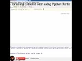 Drawing Colored Star using Python Turtle Prof AntonyVijay Turtle Package