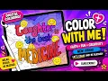 COLOR WITH ME Digital Coloring Faith Creativity LAUGHTER IS THE BEST MEDICINE