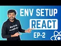 Project Structure Environment setup React Ep-2 code io - Tamil