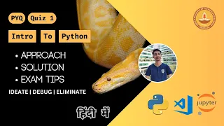Python Quiz 1 Revision - PYQS Approach Solution Exam Tips