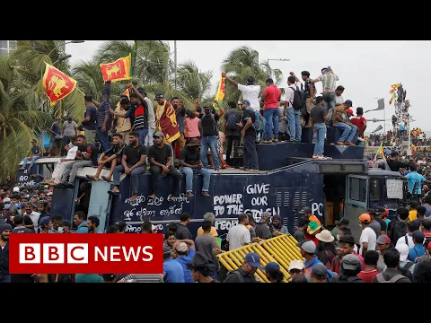 Protesters storm Sri Lanka presidential residence BBC News