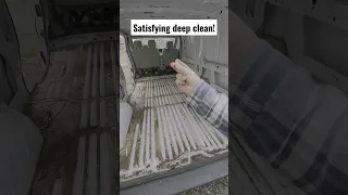 Satisfying Van Clean! #shorts #shortvideo #vanlife
