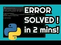 SOLVED python is not recognized as an internal or external command operable program