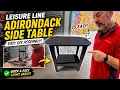 Leisure Line Adirondack Side Table Assembly Easy DIY Tools We Use