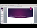 Java for Scientific Computing Ordinary Differential Equations -