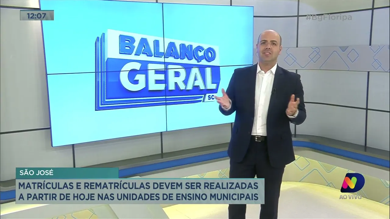 Prazo de matrículas e rematrículas das escolas da rede pública de São José começa nesta quinta-feira