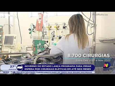 Governo do Estado lança programa para zerar espera por cirurgias eletivas em até seis meses
