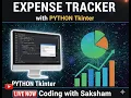 LIVE Complete Expense Tracker App Tutorial with Python Tkinter Step-by-Step GUI Programming fo