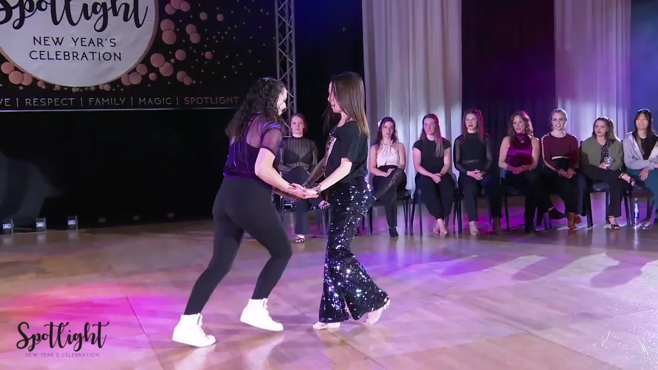 Spotlight New Year's Celebration 2023 Novice Jack & Jill - Audra Long & Sarah Gall