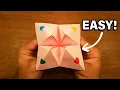 How To Make a Paper Fortune Teller - EASY Origami