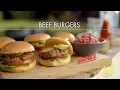 Download Lagu Deliciously easy beef burgers - Classic Mary Berry - BBC