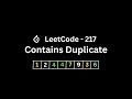 LeetCode 217 - Contains Duplicate Java DSA Hindi Explanation