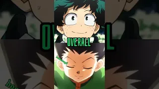 Deku Vs Gon My Hero Academia Vs Hunter X Hunter 