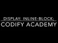 What is inline-block and why would I use it