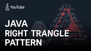 Right Triangle Star Pattern Program in Java Nested Loop Pattern Part-5