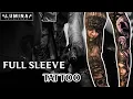 NATIVE AMERICAN AND BEAR TATTOO - FULL SLEEVE TATTOO