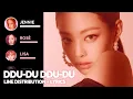 BLACKPINK - DDU-DU DDU-DU (Line Distribution + Color Coded Lyrics) 뚜두뚜두