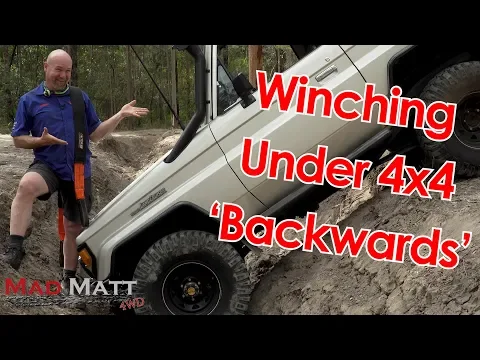 Download MP3 Does it work? Winching Backwards with a Front Mounted Winch!