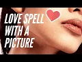 LOVE Spell with Picture and a Red Candle
