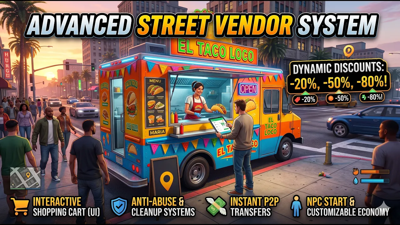 Advanced Street Vendor System