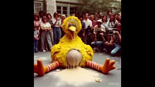 Big Bird Gives Birth On The Set Of Sesame Street 