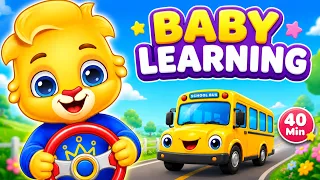 Baby Learning Videos | Toddler Learning Body Parts, First Words, Shapes & Baby Songs with Lucas