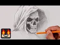 How To Draw the Grim Reaper Sketch Tutorial