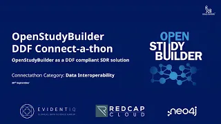 DDF-1 OpenStudyBuilder as SDR Solution