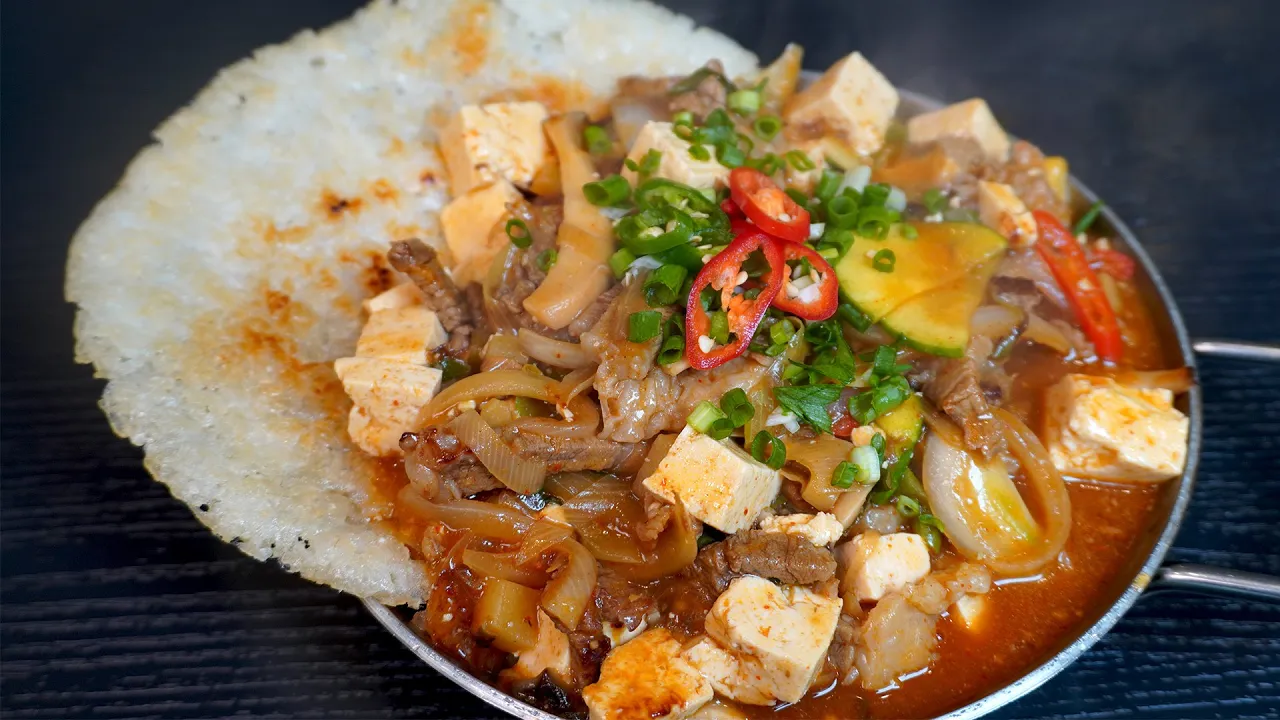 차돌 된장 누룽지탕