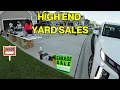 Yard Sales Finds at High End Community Garage Sale