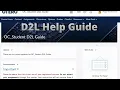 Desire2Learn D2L Orientation