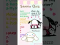 Sanrio Quiz Part 2 When did you first fall in love with Sanrio Share your score with me
