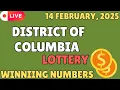District of Columbia Midday Lottery Results For - 14 Feb 2025