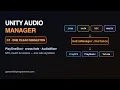 Unity Manager in C SFX Music Volume 2025
