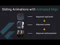 How To Add Animations Using Animated Align - Flutter Web Tutorial Series