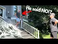 How to make 350 In 2 Hours cleaning gutters Closing A Deal Live