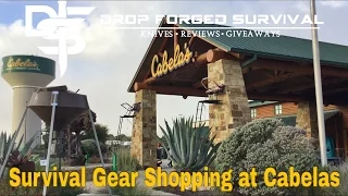 edc and survival shopping at cabelas