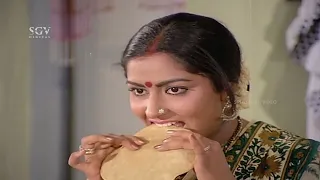 vasantha geetha kannada movie food preparation comedy scene dr rajkumar gayathri