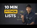 Learn Python Lists in 10 Minutes Beginner-Friendly Tutorial