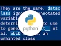 Python Class Constants in Dataclasses
